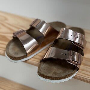 Arizona Soft Footbed Metallic Copper - VGUC sz 8/eu39